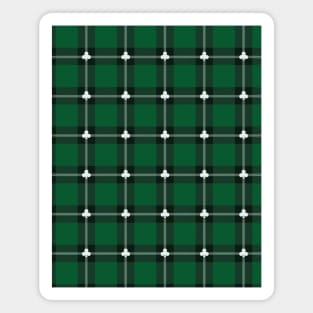 Clover Saint Patricks Plaid Patterns Magnet